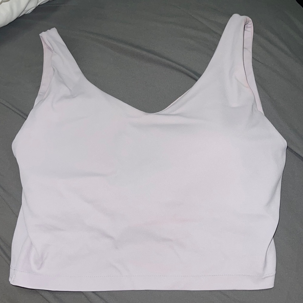 longline padded workout tank
